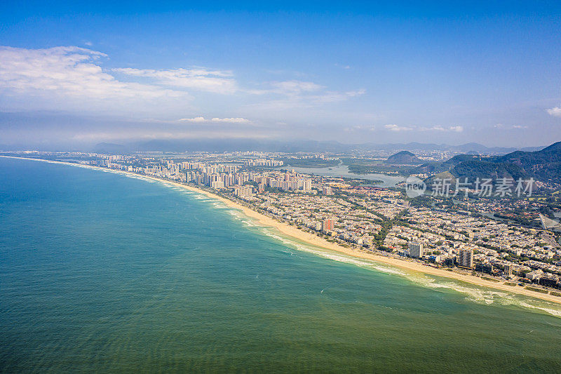 Barra da Tijuca海滩，里约热内卢，巴西